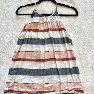 Ann Taylor Loft Striped Sleeveless Blouse Tank